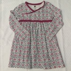 Floral long sleeve fall cotton dress